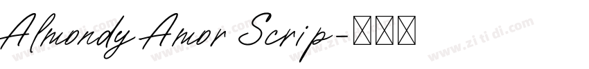 Almondy Amor Scrip字体转换